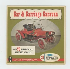 Car and Carriage Caravan Luray Caverns VA View-Master Packet A-830 Exc. Cond.