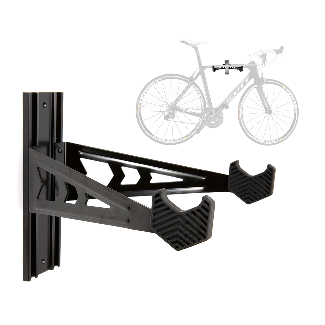 Feedback Sports Bike Velo Wall Rack Bike Storage Rack (Black