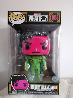 Funko Pop! Marvel - Infinity Killmonger (The King) - What If? - Figura In Vinile 9,5 Cm - Collezione Ufficiale - 5