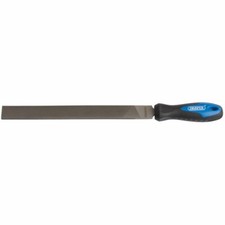Draper 250MM HAND FILE & HANDLE 00007 Soft Grip Engineer's Files and Rasps