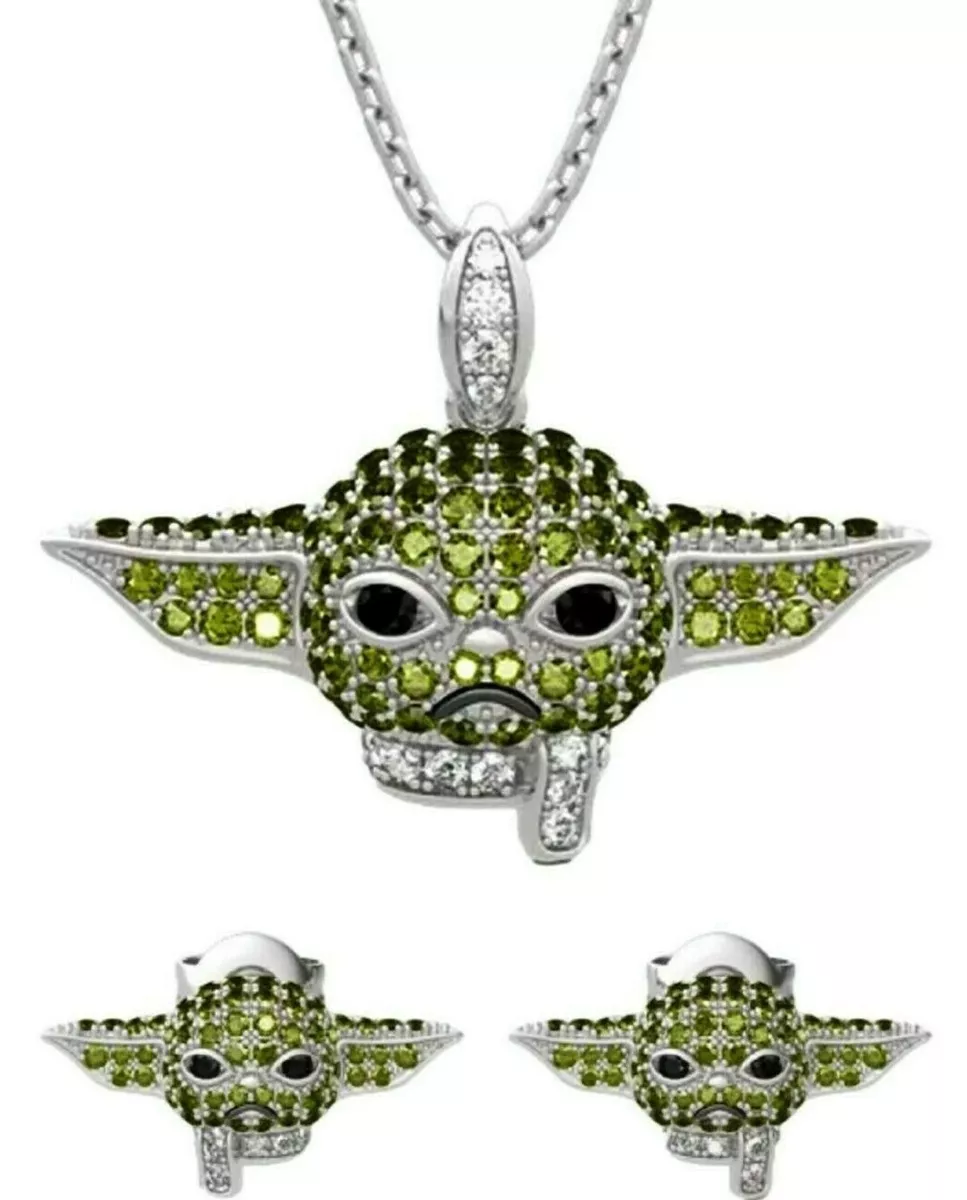 Baby yoda earrings deals