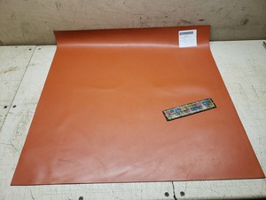 Nos Solid Silicone Rubber Sheet Zz R 765 24 X 24 X 1 16 Hi Temp Red Ebay