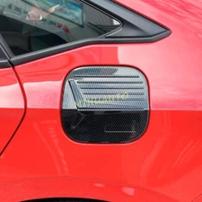 For 2022-2025 Honda Civic 11th Carbon Fiber Car Fuel Tank Cap Cover Overlay Trim