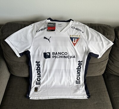 Puma Authentic Ecuador LDU Liga de Quito 2024 Soccer Jersey Men's