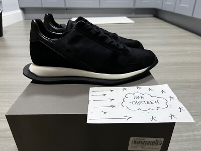 Rick Owens New Vintage Runner Lace Up Sneakers 40.5 drkshdw 