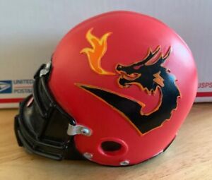 Very Rare SGA Mini Helmet Bank ???? AFL Arena football League NEW YORK DRAGONS ???? | eBay