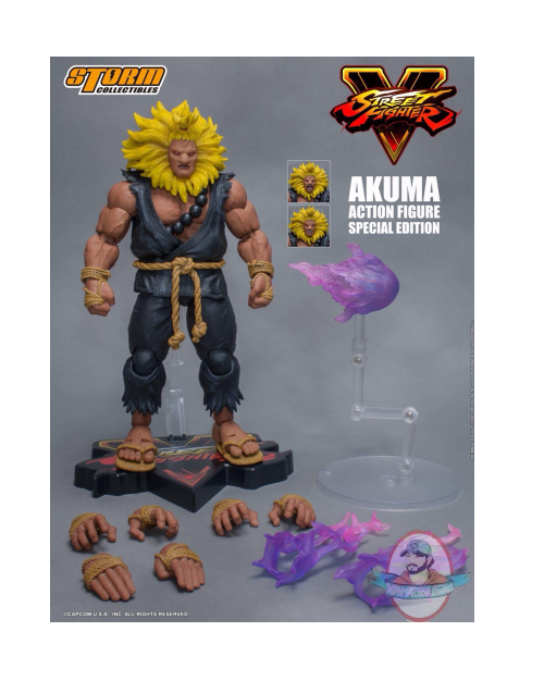 SEP198727 - STORM COLLECTIBLES STREET FIGHTER V AKUMA 1/12 AF