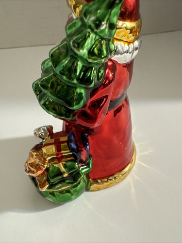 Santa Claus Collectible Figurine with Christmas Tree Fantasy A2 - Picture 7 of 14