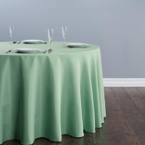 10 Round 120" Polyester Tablecloths 5ft Table Cover High Quality Made in USA - Picture 31 of 32