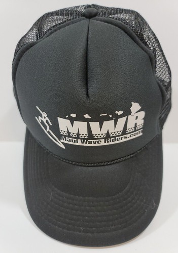 MWR Maui Wave Riders Hawaii Malla Camionero Gorra de Béisbol Sombrero Azul Agua Adulto NUEVO - Imagen 2 de 6