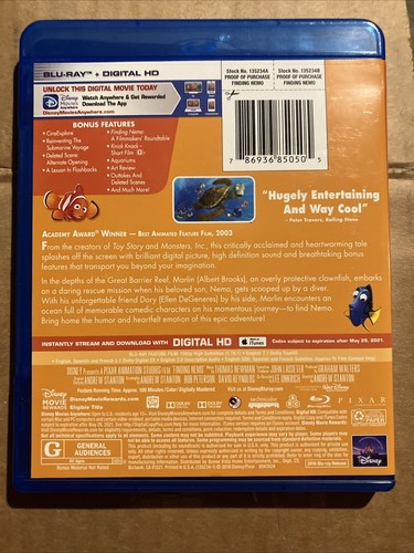 Finding Nemo (Blu-ray Disc, 2016, 2-Disc Set) - 第 2/2 張圖片