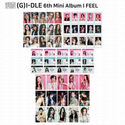 G)I-DLE G-IDLE IDLE 6th Mini Album I Feel Photocard Polaroid G)I-DLE G-IDLE IDLE 6th Mini Album I Feel Photocard Polaroid
