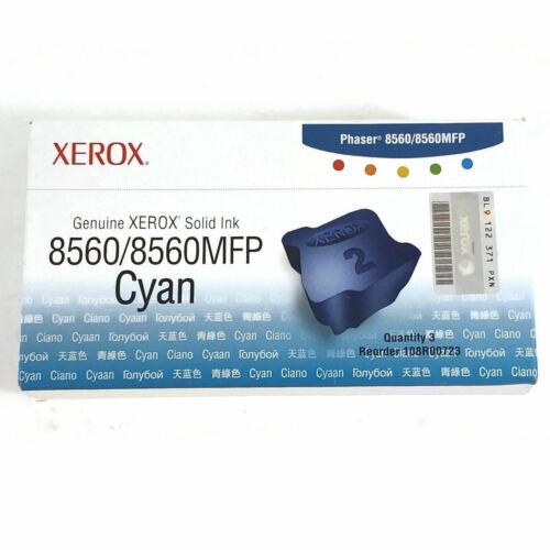 Véritable imprimante de toner Xerox cyan solide 3 bâtons d'encre 108R00723 - Photo 1/4