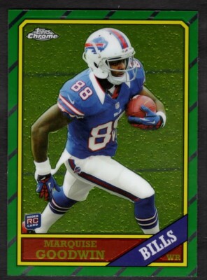 2013 Marquis Goodwin Topps Chrome Football 1986 Retro Rookie RC Bills #33