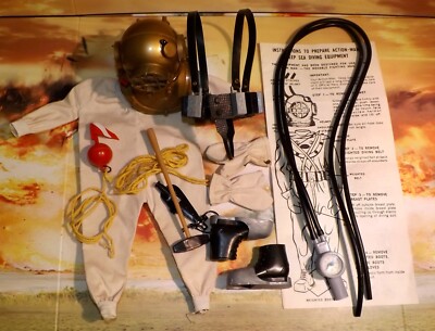 Vintage Action Man Deep Sea Diver mit Papieren
