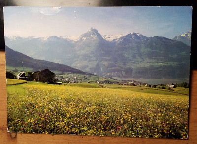 Kurort Amden - Blick auf Walensee Kerenzerberg Glarneralpen - 1967 / Karte