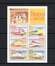 S2566   Dijibouti  2000   Trains of the World   SHEET   MNH