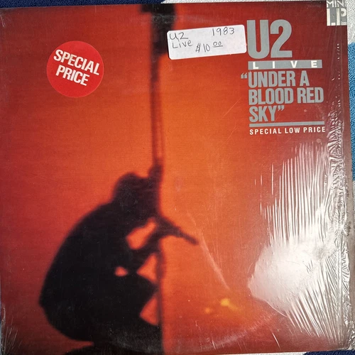 U2 Live Under A Blood Red Sky SHRINK ! EX ! 1983 Island Records 90127-1-B Mini