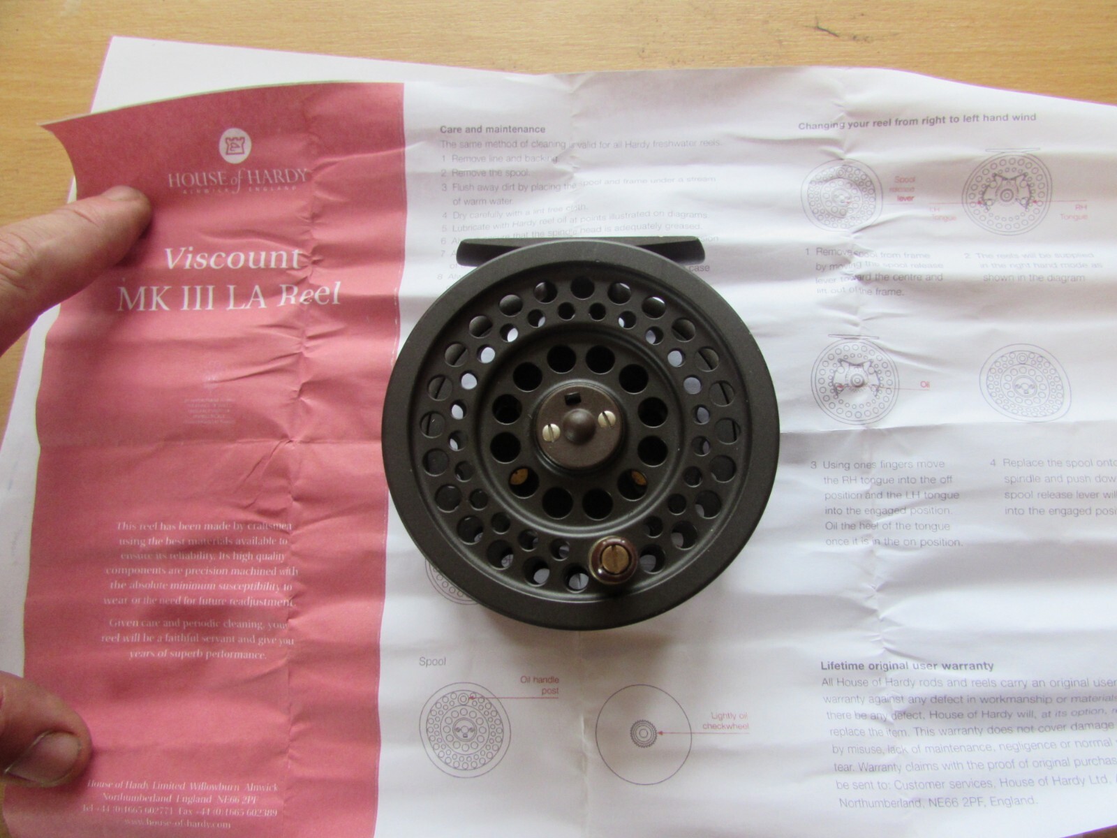 stunning unused vintage Hardy viscount LA MKIII MK3 5/6 trout fly