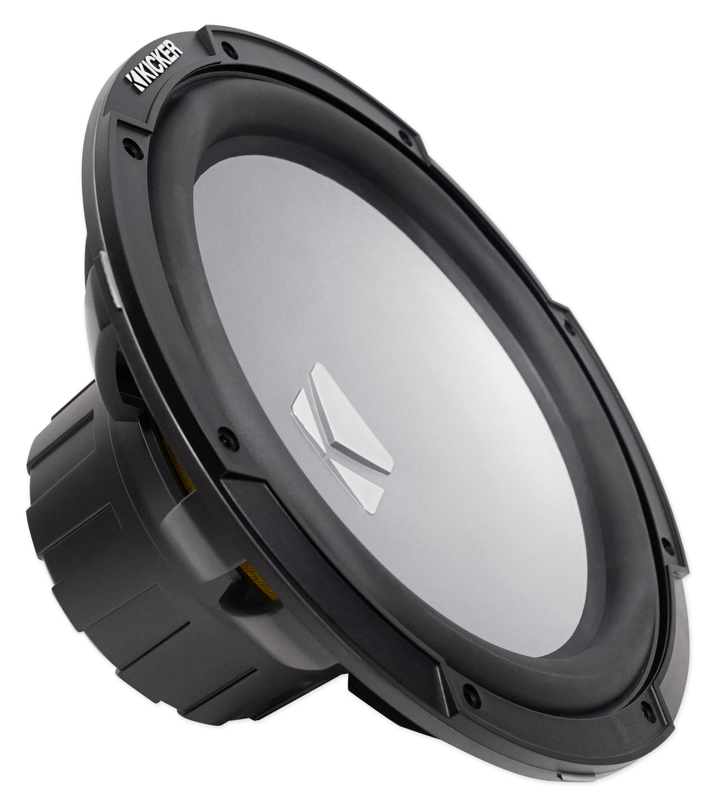 Морской лодочный сабвуфер KICKER 45KMF122 12 мощностью 350 Вт с угольной светодиодной решеткой KMF12