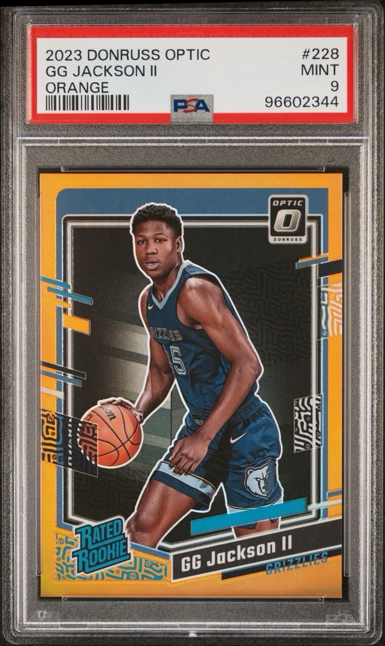 2023 Panini Donruss Optic GG Jackson II Orange /199 Psa 9 Mint #228