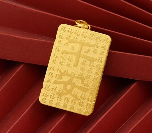 Tiger 24K THAI BAHT YELLOW GOLD Pendant - Picture 3 of 4