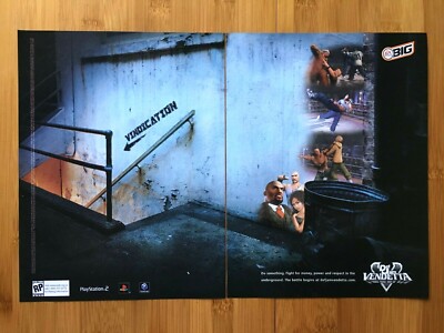 Def Jam Vendetta PS2 Playstation 2 Gamecube 2004 Print Ad/Poster Official Art