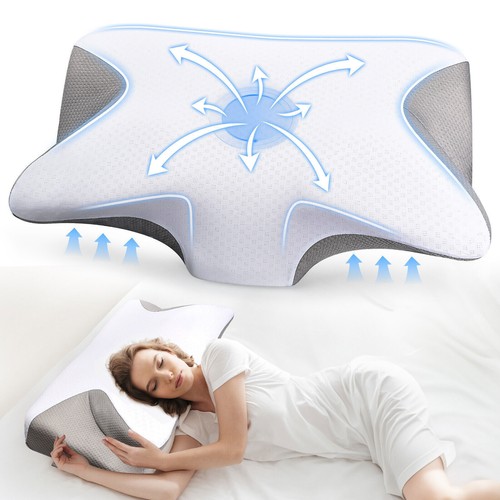 Cervical Pillow for Neck Pain Relief,Odorless Memory Foam Bed Pillows for Sleep - Picture 2 of 10