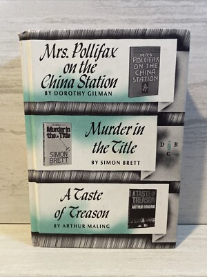 DETECTIVE BOOK CLUB MRS POLLIFAX ON CHINA STATION MURDER IN TITLE TASTE TREASON