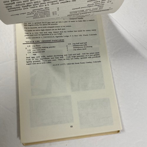 Vintage Hello Neighbor Kochbuch, KOA Radio Denver Co. 1965 lokale Rezepte/Anzeigen - Bild 13 von 17