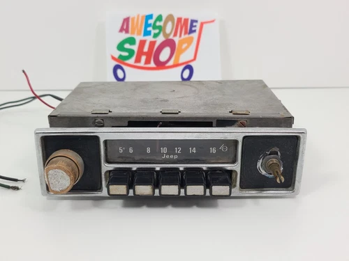Vintage Jeep AMC AM In Dash Radio 1970s - ASIS