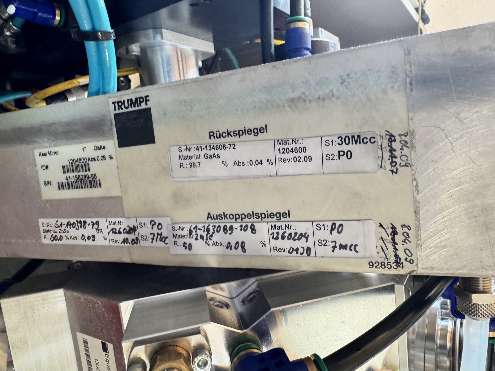 Trumpf TLF 2700 Turbo C CO2 Laser Resonator 2700W 10,6µm TruLaser – Bild 6