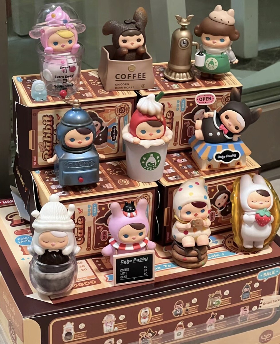 POP MART Pucky Rabbit Cafe Series Blind Box - Poko Barista [Cafe