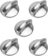 5 Metal Chrome Cooktop Burner Control Knob WB03K10303 For GE Profile Range Stove