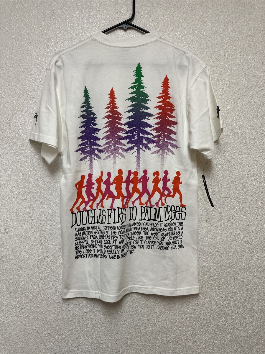 ★人気★Nike x Stussy Douglas Firs to Palm Trees T-Shir.t★ Nike x Stussy Douglas Firs to Palm Trees T-Shirt White Men's