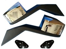 Volvo Truck Hood Chrome Mirror Set Vn Vnl 82361058 82361059.