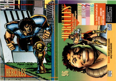 1993 Skybox, Marvel Universe Series 4, #96 Hercules, Super Heroes