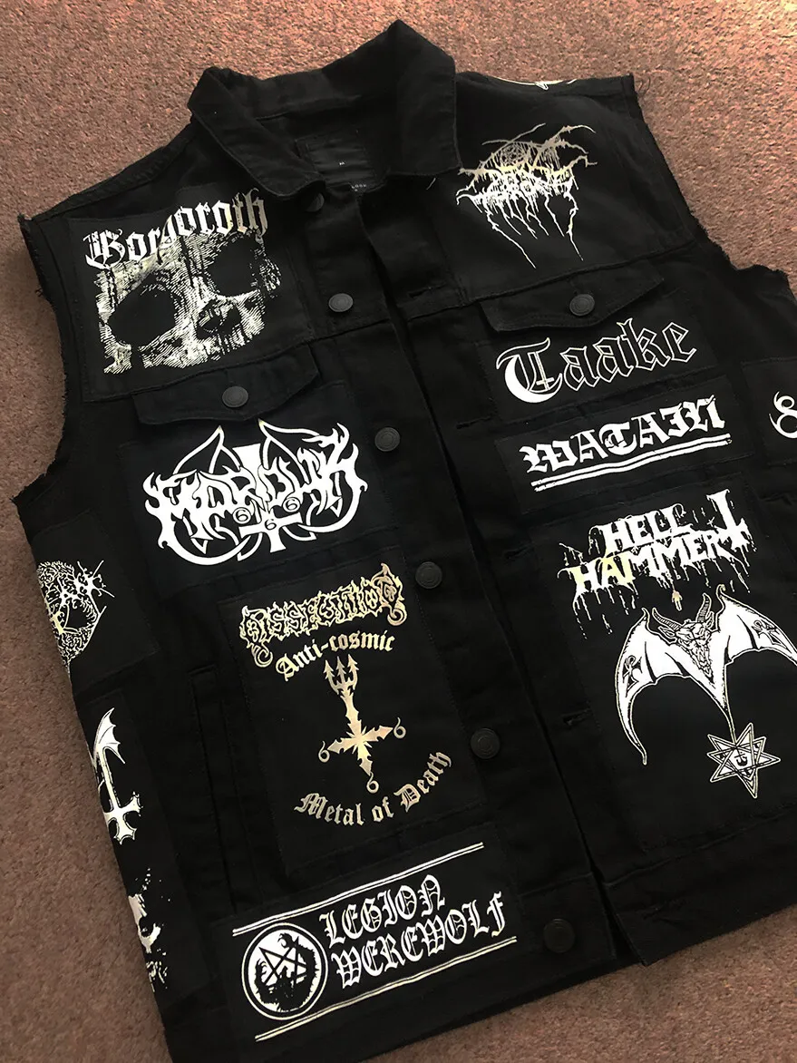 metal patch jacket