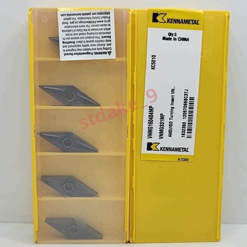 NEW Kennametal VNMG160404MP KC5010 VNMG331MP CNC Carbide Inserts Original 10pcs - Picture 3 of 3