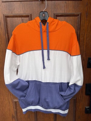 Small Black Jack 1999 Colorblock Hoodie Orange White Blue Star Wars Ahsoka Tano