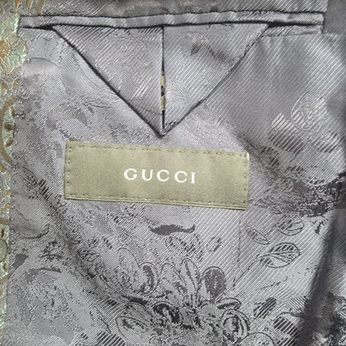 $3390 NEW Gucci Men's Runway Rose Window Jacquard DANDY Jacket Blazer 296845 - Picture 13 of 15