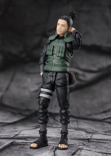BANDAI S.H.Figuarts NARUTO Shippuden Naruto Uzumaki Shikamaru Nara Action Figure - Picture 8 of 20