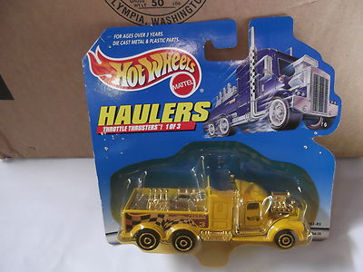 HOT WHEELS HAULERS THROTTLE THRUSTERS ''HWR RACING BROADCAST #3''   NIP