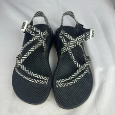 Chaco Women's Size 8 Black White Zx1 Classic Adjustable Sport Sandals Origami
