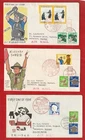 JAPAN - 3   FDCs WITH INSERTS - SEE SCAN
