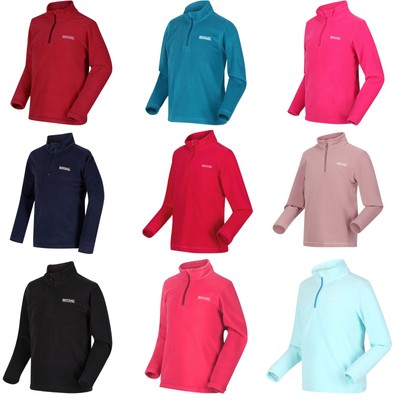 Regatta Kids Kinder Hot Shot II leichter 1/2 Zip Outdoor Fleece Pullover