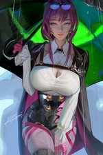 Anime kafka honkai star rail video games game girls Custom Gaming Mat Desk