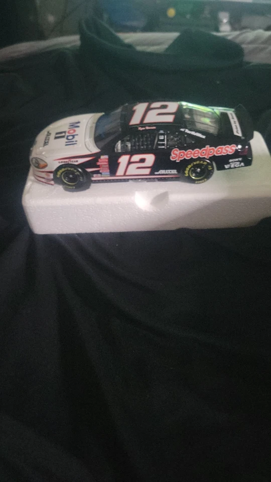 ryan newman 1/24 2002 #12 Alltel /Mobil 1 Ford  Autographed W/COA - Image 3 of 4