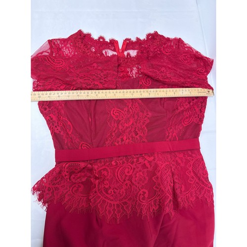 Women’s 3/4 sleeve lace top jumpsuit size large wide leg dressy elegant formal - Picture 11 of 12