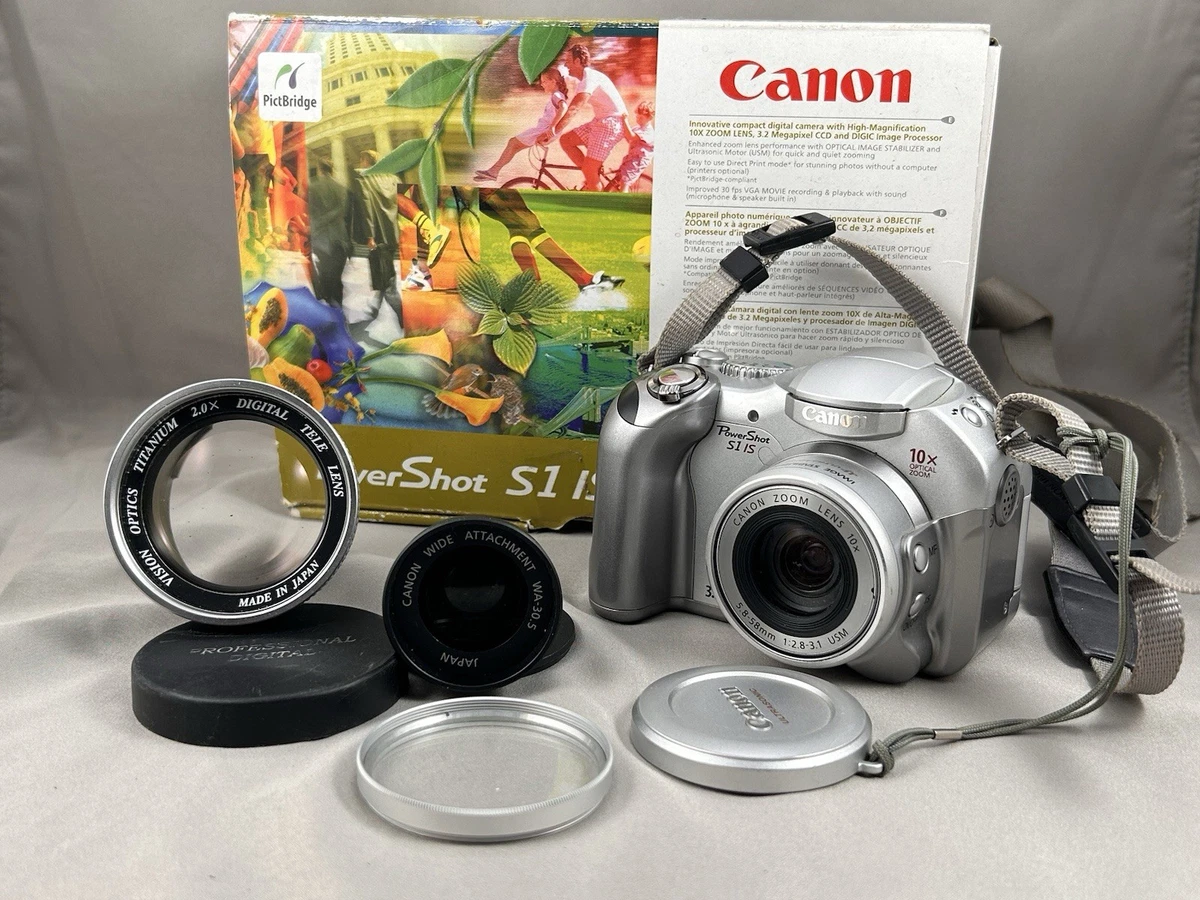 Canon PowerShot S1 IS Digital Cameras with DPOF Support for Sale